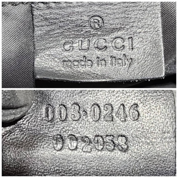 Authentic Gucci Vintage Leather-Trimmed Nylon Backpack Black - Picture 6 of 11